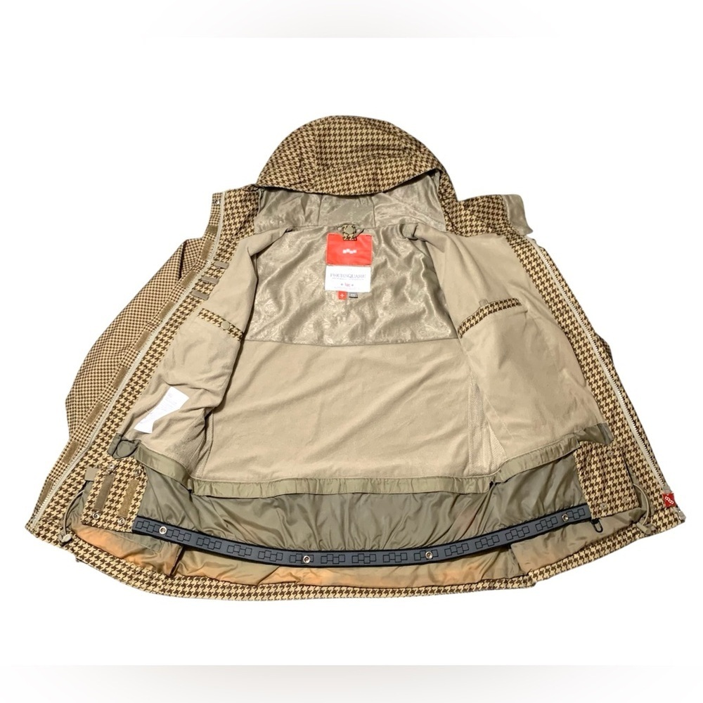 Foursquare Snowboard Outerwear Houndstooth winter Jacket Women’s size Medium - Picture 5 of 16